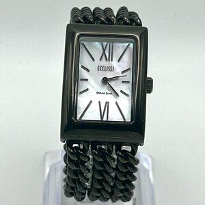 Ecclissi Ladies Watch  Mother of Pearl Sterling Silver Working